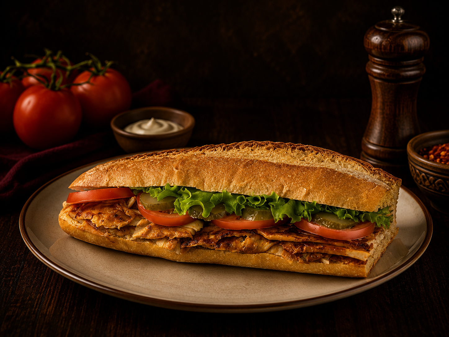 3 Parça Tavuk Döner